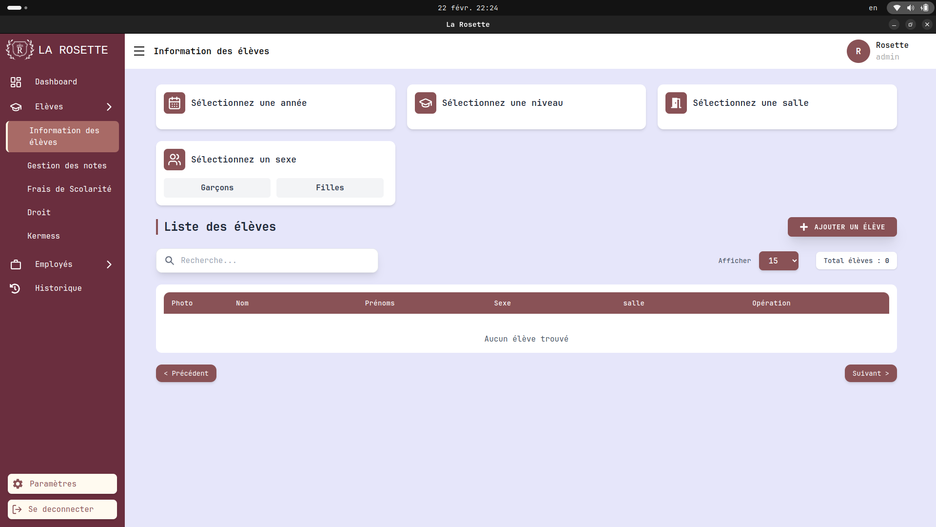 School Management Desktop App screenshot 3